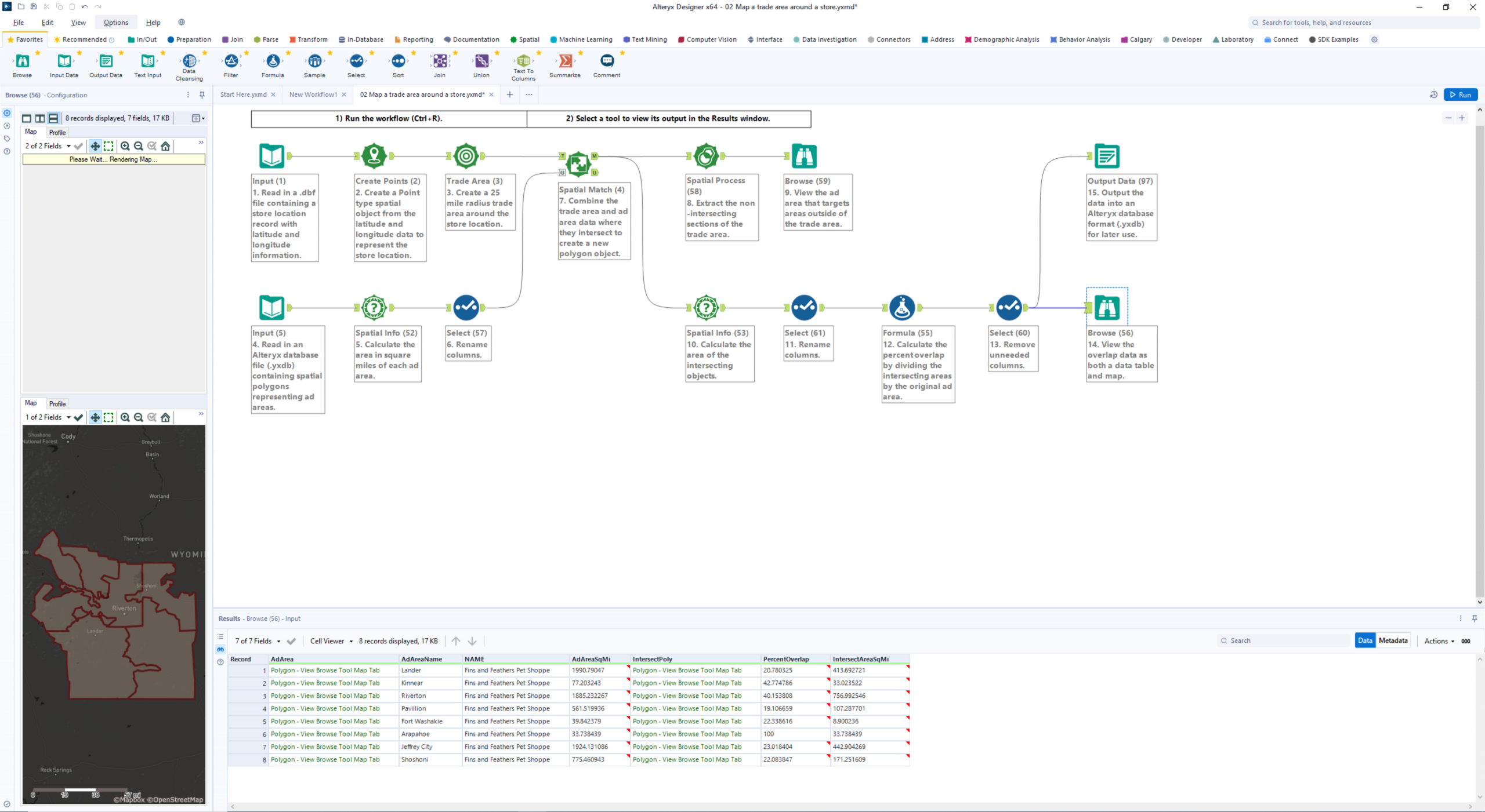 22.1 - Designer - Spatial - Map a Trade Area